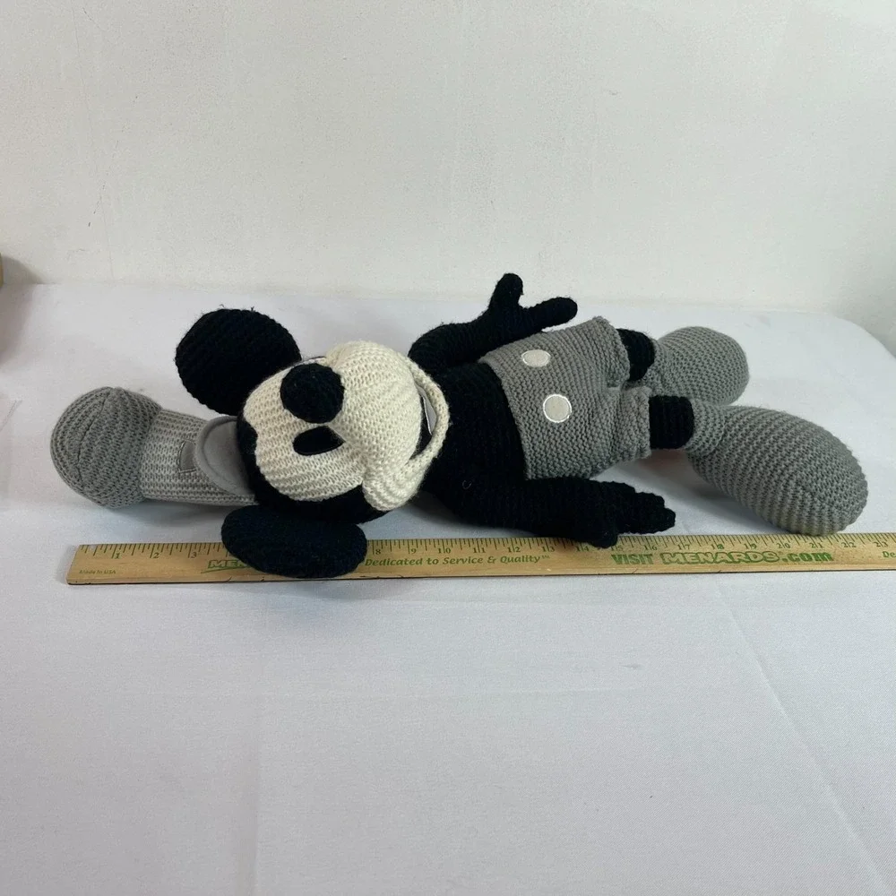 Disney Steamboat Willie Mickey Mouse Knit Plush 22